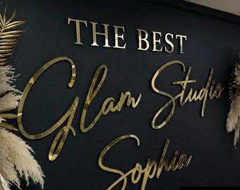 3D-Business-Zeichen, benutzerdefinierte Schilder, benutzerdefinierte Firmenschild, Schönheitssalon-Zeichen, Schild für Büro, Klinik-Schilder, Zahnarzt-Zeichen, Laser geschnittenes Logo