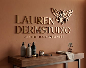 Custom business logo sign , custom laser cut business sign , custom wood business sign , Laser Cut Logo Sign , Your business wall logo