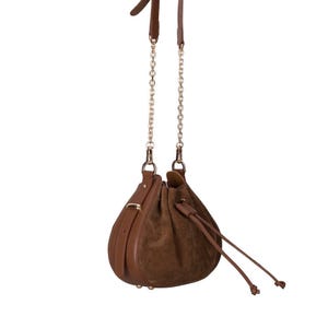 Valentina Women's Suede Leather Bag image 2