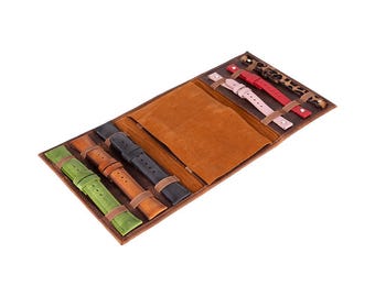 Triple Watch Band Leather Organizer