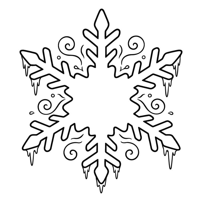Structure Architecture Drawing.pdf Snowflake SVG Cricut | Snowflake PNG | Snowflake JPG | Outline (svg ...