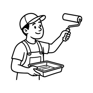 画家SVG | 画家PNG | 画家JPG | シルエット（svg、png、jpg、eps、pdf）