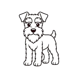 Schnauzer SVG | Schnauzer PNG | Schnauzer JPG | Silhouette (svg, png, jpg, eps, pdf)