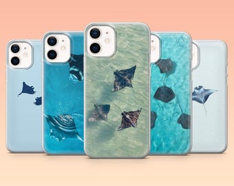 Mantarochen Handyhülle Ocean Sea Life Cover für iPhone 17Pro, 16, 15, 14, 13, 12, Samsung S25, S24, S23Fe, S22, A16, A26, A56, Pixel 10, 9Pro