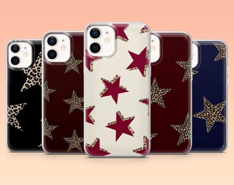 Star Phone Case Glamour Y2k Cover for iPhone 17Pro, 16, 15, 14, 13, 12, Samsung S25, S24, S23Fe, S22, A16, A26, A56, Pixel 10, 9Pro
