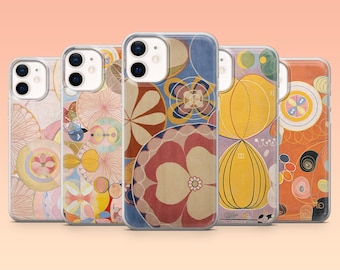 Hilma af Klint Phone Case Abstract Artist Cover for iPhone 17Pro, 16, 15, 14, 13, 12, Samsung S26, S25, S24, S23Fe, A16, A56, Pixel 10, 9Pro