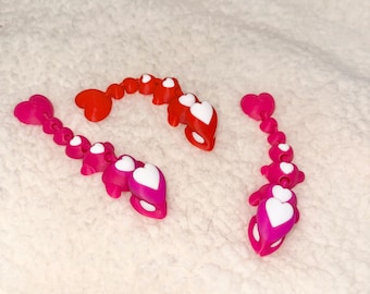 3D Heart Dragon Fidget Toy – Valentine Classroom Gift
