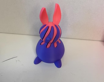 Easter Bunny Passthrough Fidget Toy, Sensory Spring Basket Stuffer, ADHD Anxiety Relief