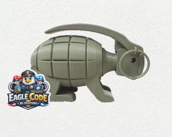 Rabbit Grenade | Bunny Boom | Cuddly Munition | Handle with care | Not real