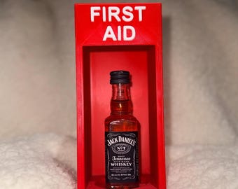 First Aid Emergency Shot Holder – Funny Mini Liquor Display | Gag Gift