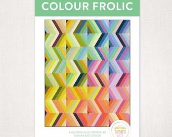 Colour Frolic Quilt kit - 72" x 80"