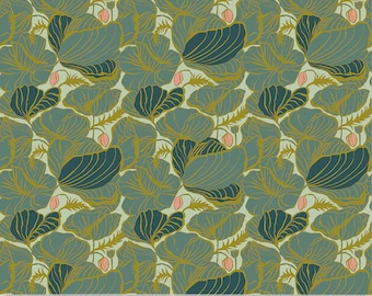 Soft Teal Lush - Lush Life -54714-5 (1/2 yard increments)