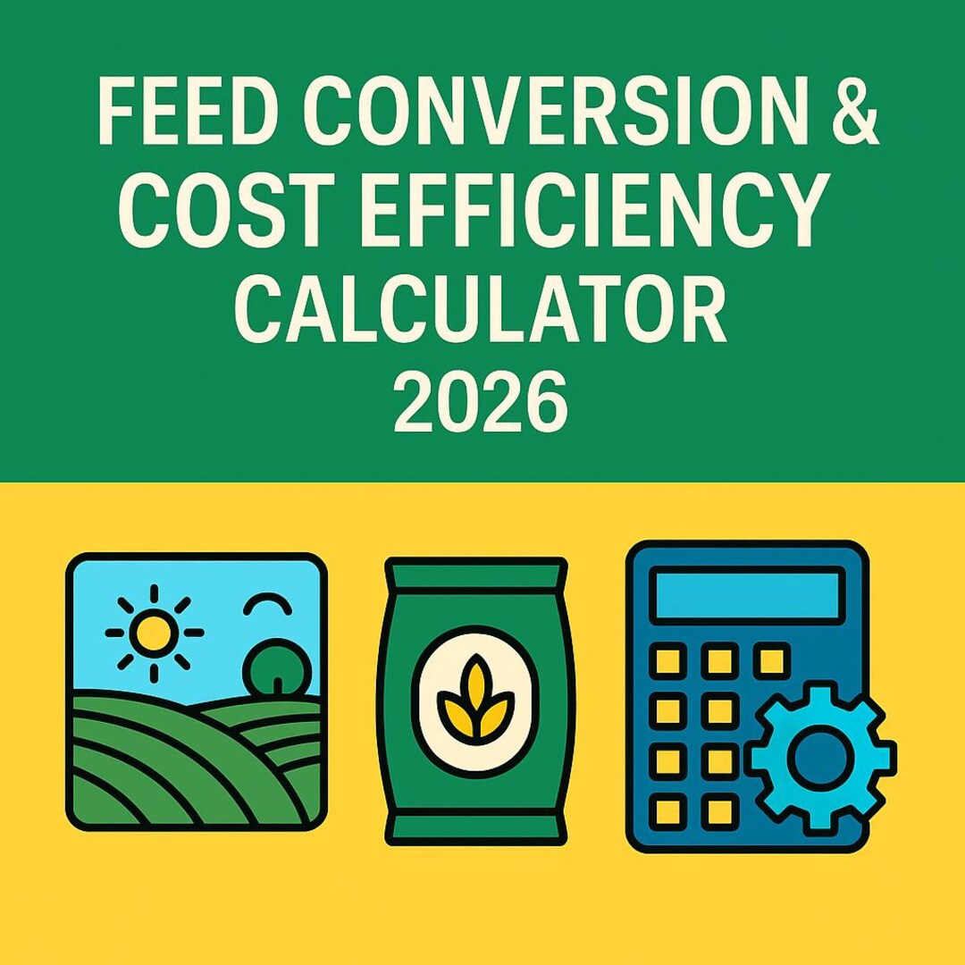 Compute Farm Livestock Feed Conversion and Cost Efficiency Calculator 2026 | Farm ...