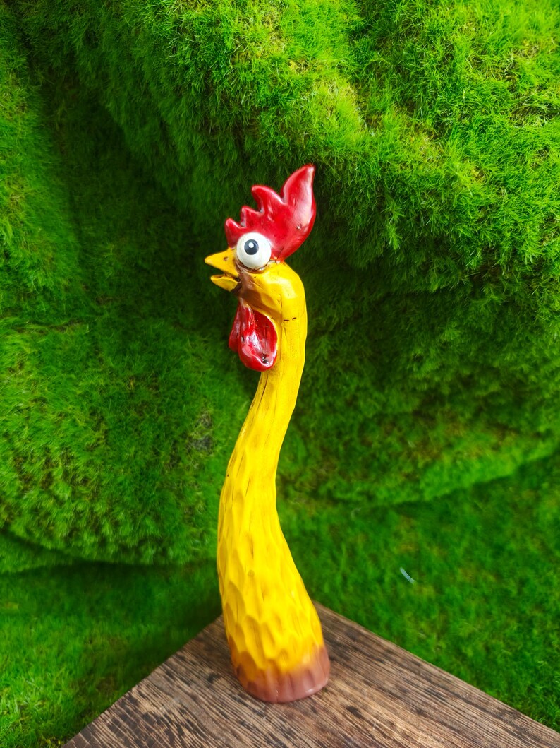 Funny Chicken Duck Goose Decor,Whimsical Garden Statue, Resin Yard Art, Quirky Lawn Ornament, Farmhouse Garden Gift, Unique Outdoor Decor image 12