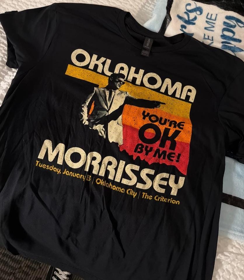 Morrissey Tour Shirt - Etsy