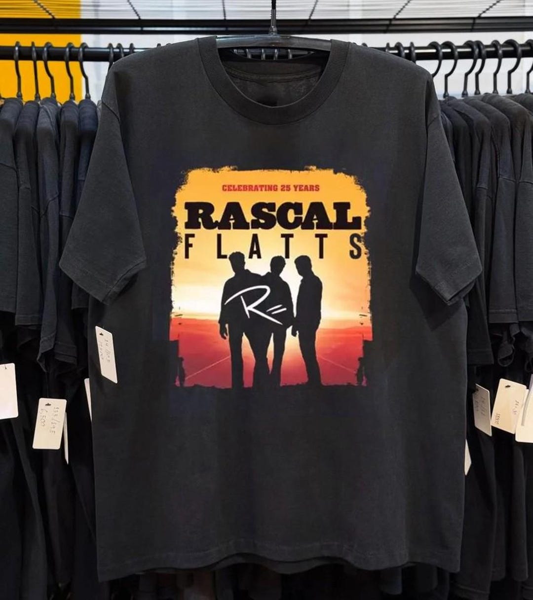 Custom Rascal Flatts Song Shirt Rascal Flatts Celebrating 25 Years T Shirt - Etsy
