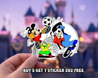 Disney World Soccer 2026 Sticker, Disney Soccer Cup Sticker, Mickey World Flags Sticker, World Tournament 2026, Disney World Cup Car Magnet