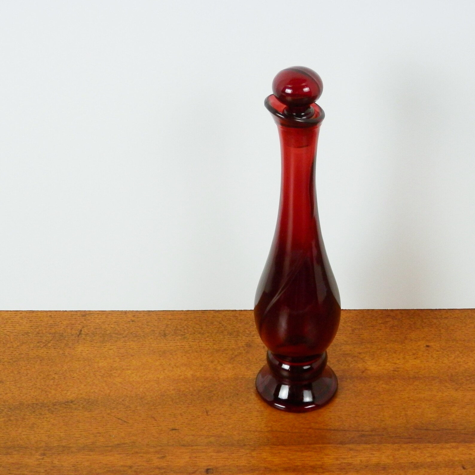 Avon Ruby Bud Vase Perfume Bottle with Stopper Vintage Ruby Etsy