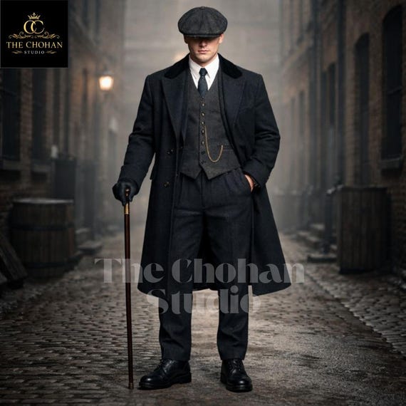 1920s Vintage Wool Suit for Men | Classic British Gentleman Outfit | Peaky Style Heritage Menswear