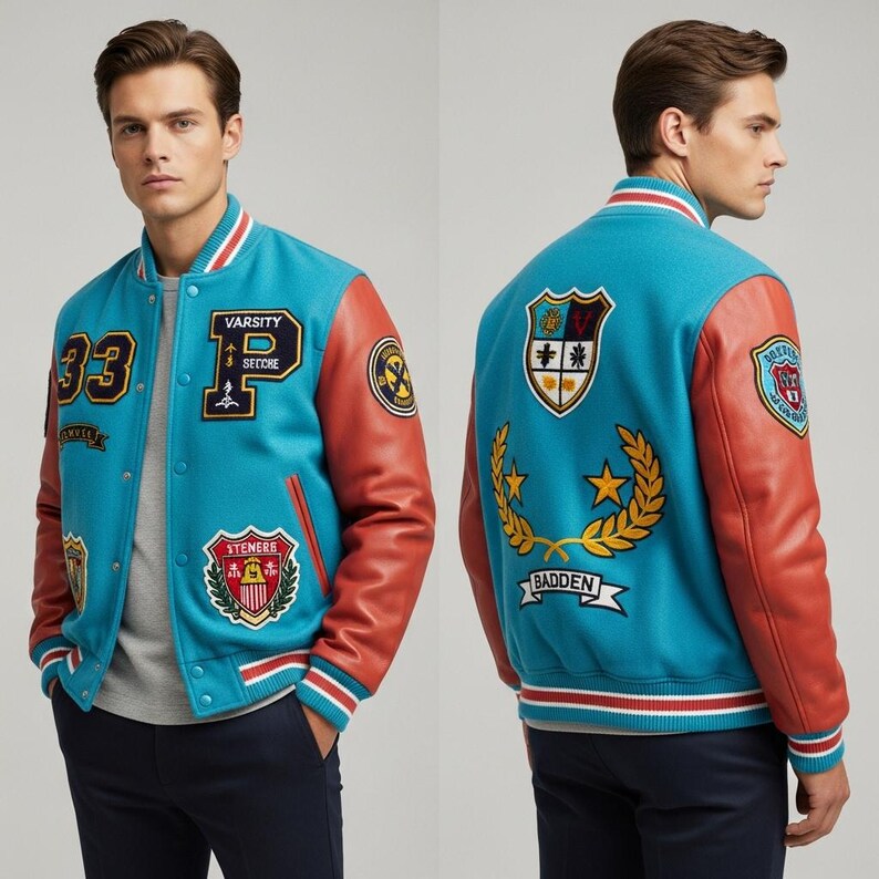 Custom Varsity Jacket | Personalized Letterman | Handmade Wool ...