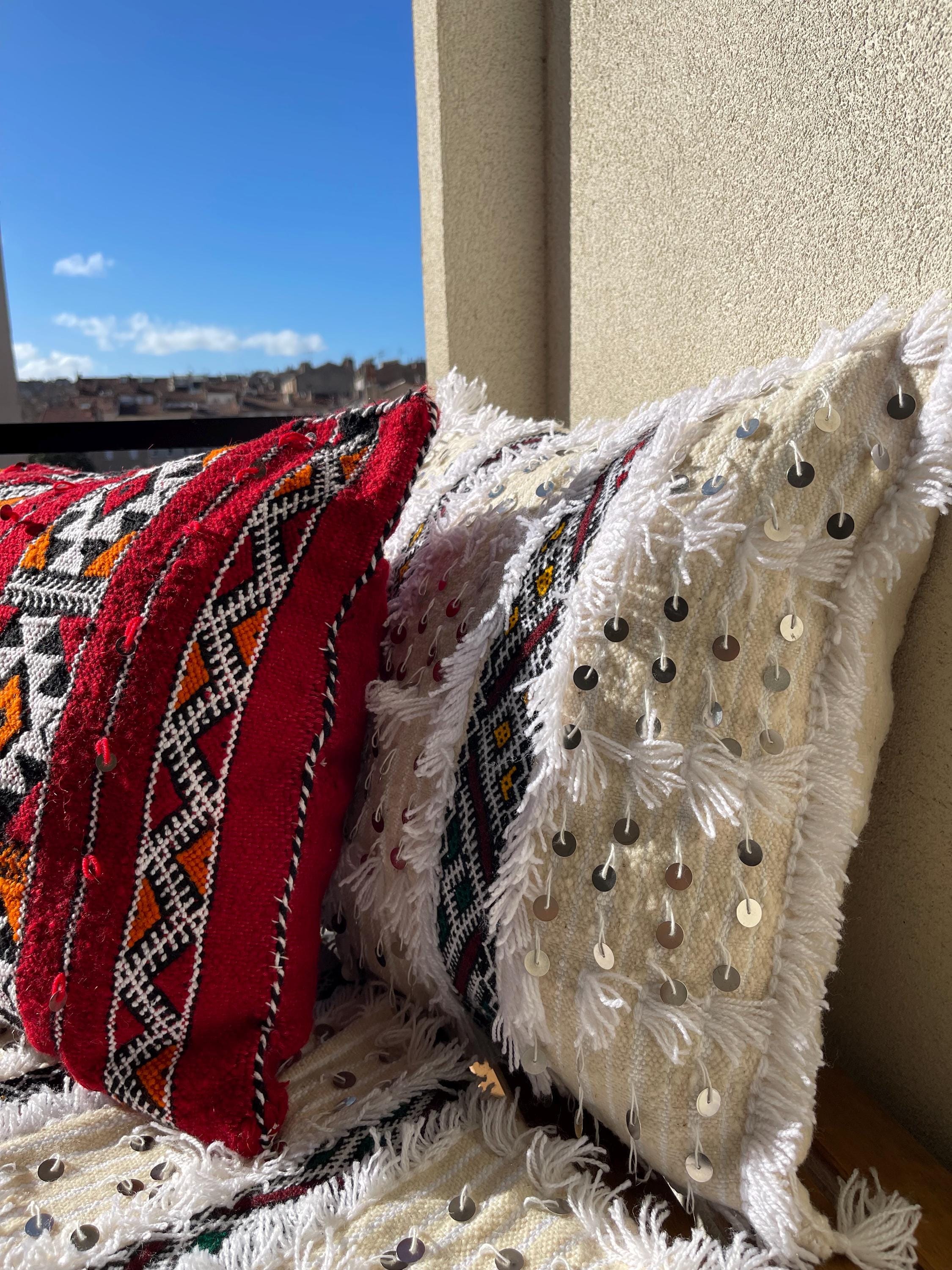 Kit De Fabrication Housse De Coussin Au Point De Crochet Latch Hook Multicolore Pour Adultes D