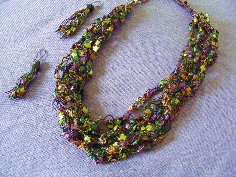 Amazon Ladder Yarn Necklace Etsy