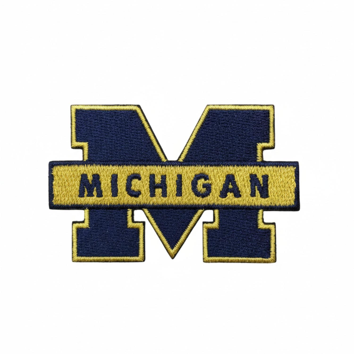Toppa Ricamata Ferro Da Stiro Michigan Wolverines NCAA – 3.5 Pollici