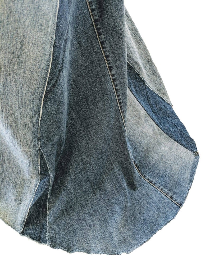 modest jean skirts plus size