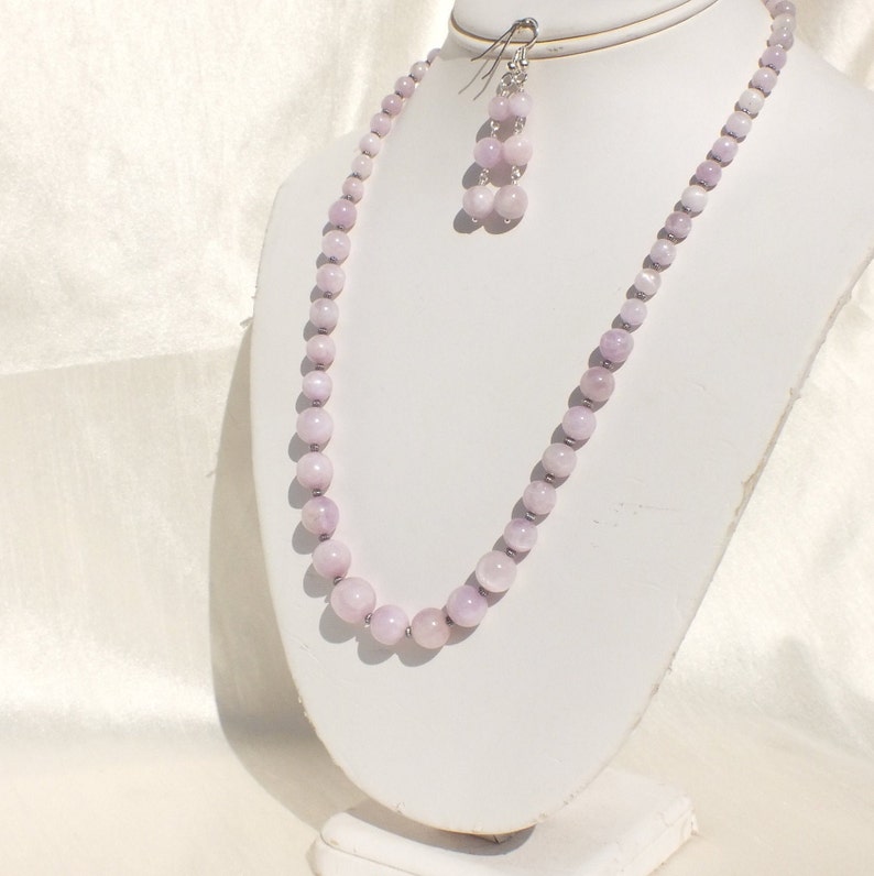 Kunzite necklace