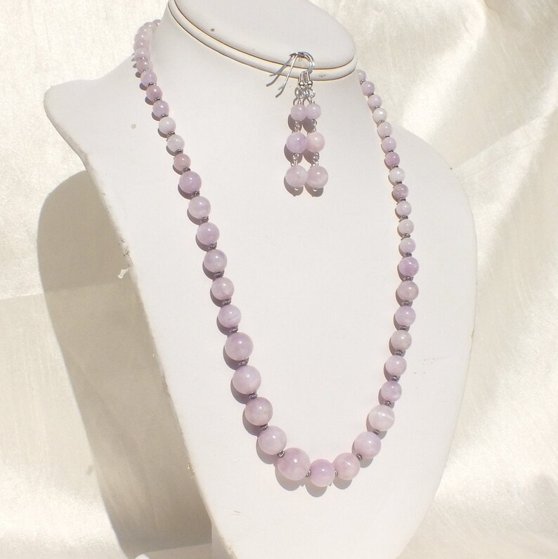Kunzite necklace