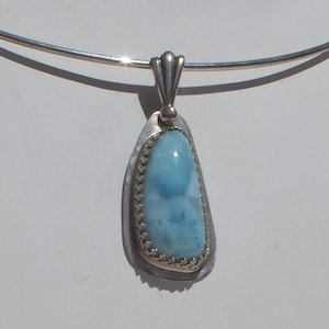 Larimar pendant