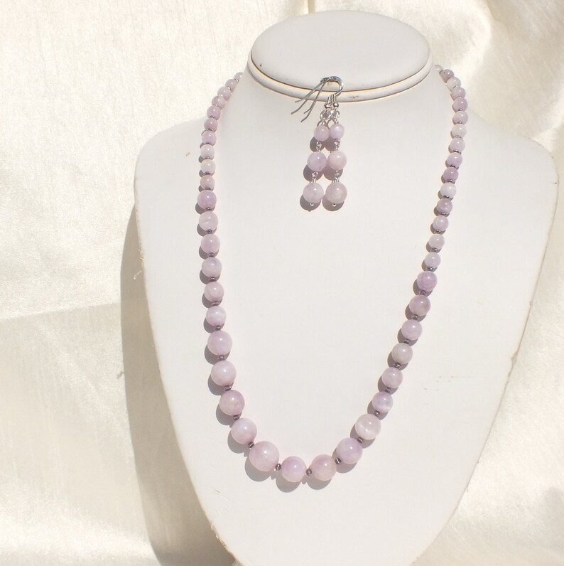 Kunzite necklace