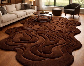 Hand Tufted Floral Rug, Colorful Flower Kids Room Carpet
