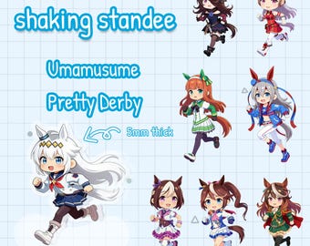 Uma Musume Pretty Derby Acryl Shaker Standee – Anime Karakter Decoratie 7 cm