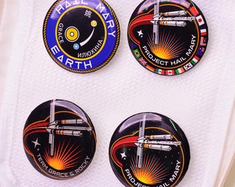 Pin Rocky the Alien, patchspeld Project Hail Mary Mission (Andy Weir, Rocky Pin)