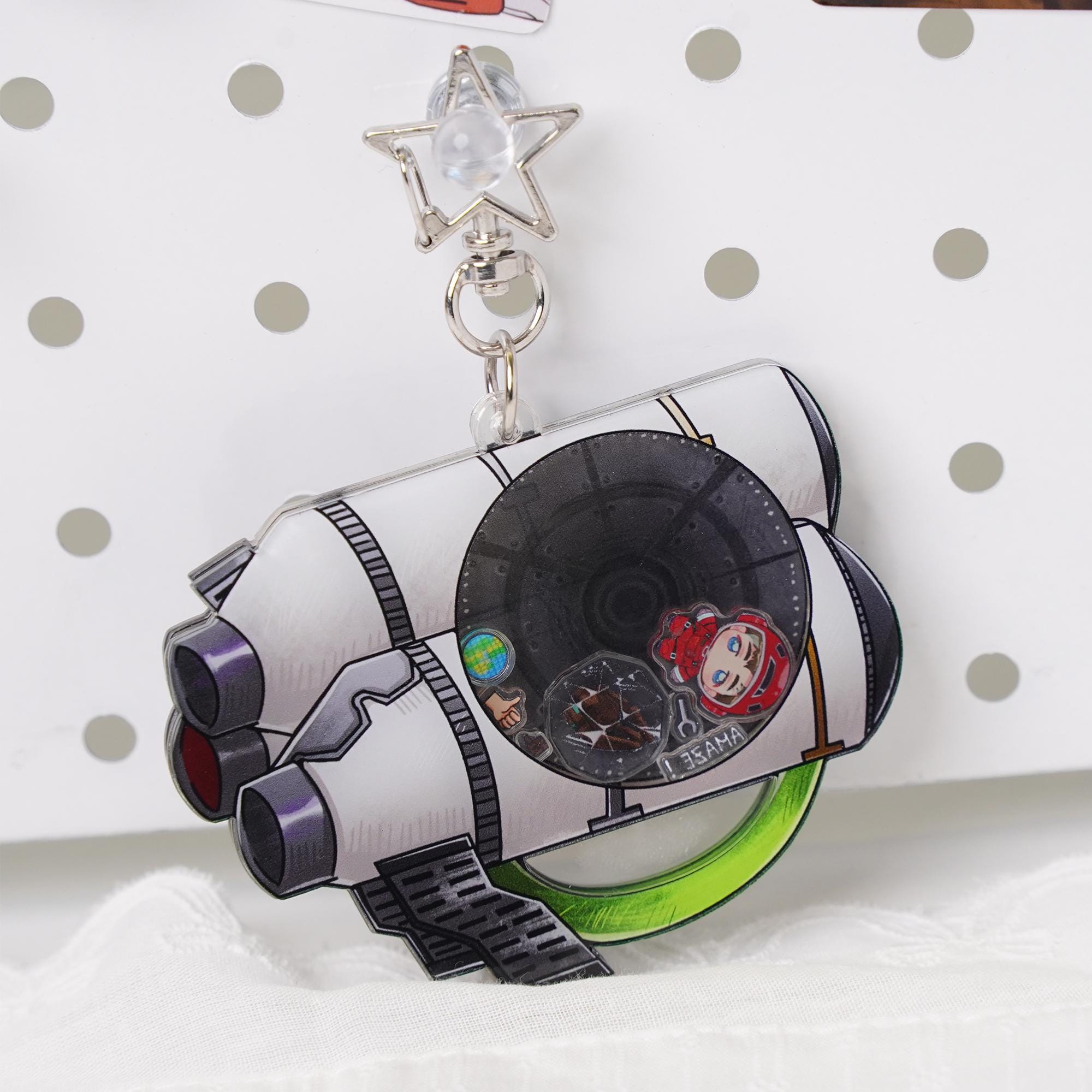 Rocky the Alien Shaker Keychain Charm,rocky Grace Project Hail