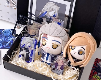 Gachiakuta Tamsy Caines Plush Set – 10cm Handmade Anime Doll, Acrylic Keychain, Badge, Photo Frame