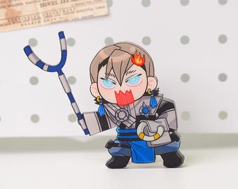 GACHIAKUTA Zanka Wobble Acrylstandaard, Anime Bureaudecoratie, Schuddende Standaard voor Fans