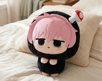 Tamon 42 cm grote donkere versie pluche pop | sombere Tamon's B-kant anime verzamelobject