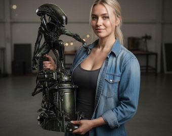 Xenomorph STL Datei - Alien Kreatur 3D Druckbares Modell (Digitaler Download)
