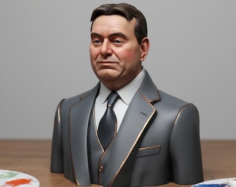 Viktor Orbán Büste STL Datei - Politische Figur 3D druckbare Skulptur (Digitaler Download)