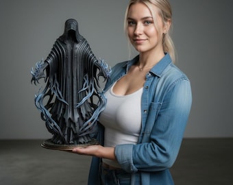 Dementor statue  STL File – Dark Hooded Wraith Statue. Solid body statue (Digital Download)