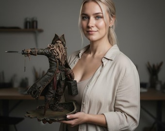 Förbannad havskapten STL-fil – Mytisk sjömonsterbefälhavare 3D-utskrivbar modell