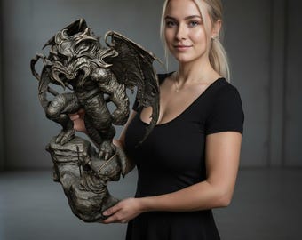 Balrog STL-Datei - LOTR inspirierter Dämon des Feuers 3D druckbares Modell (Digitaler Download)