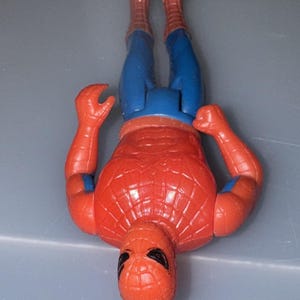 Vtg 1975 Mego Pocket Heroes Spider-Man 4" Figure Rare Blue Arm Variant Marvel Bild 6