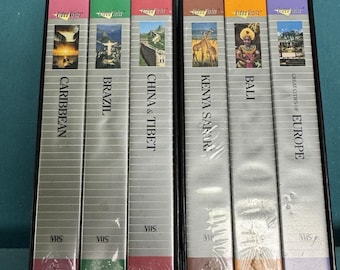 Video Visits VHS European Collection Travel IVN Entertainment Vintage New 1989