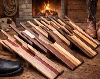 Sacabotas artesanal de madera dura – Extractor de madera para botas