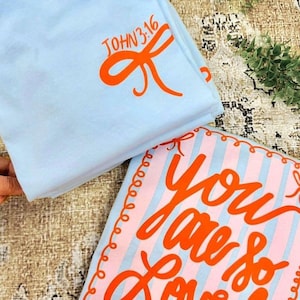 You are so Loved Comfort Colors Graphic Tee, Trendy Faith Graphic Tee, Tshirt, Tee, Bible Verse, Jesus, God