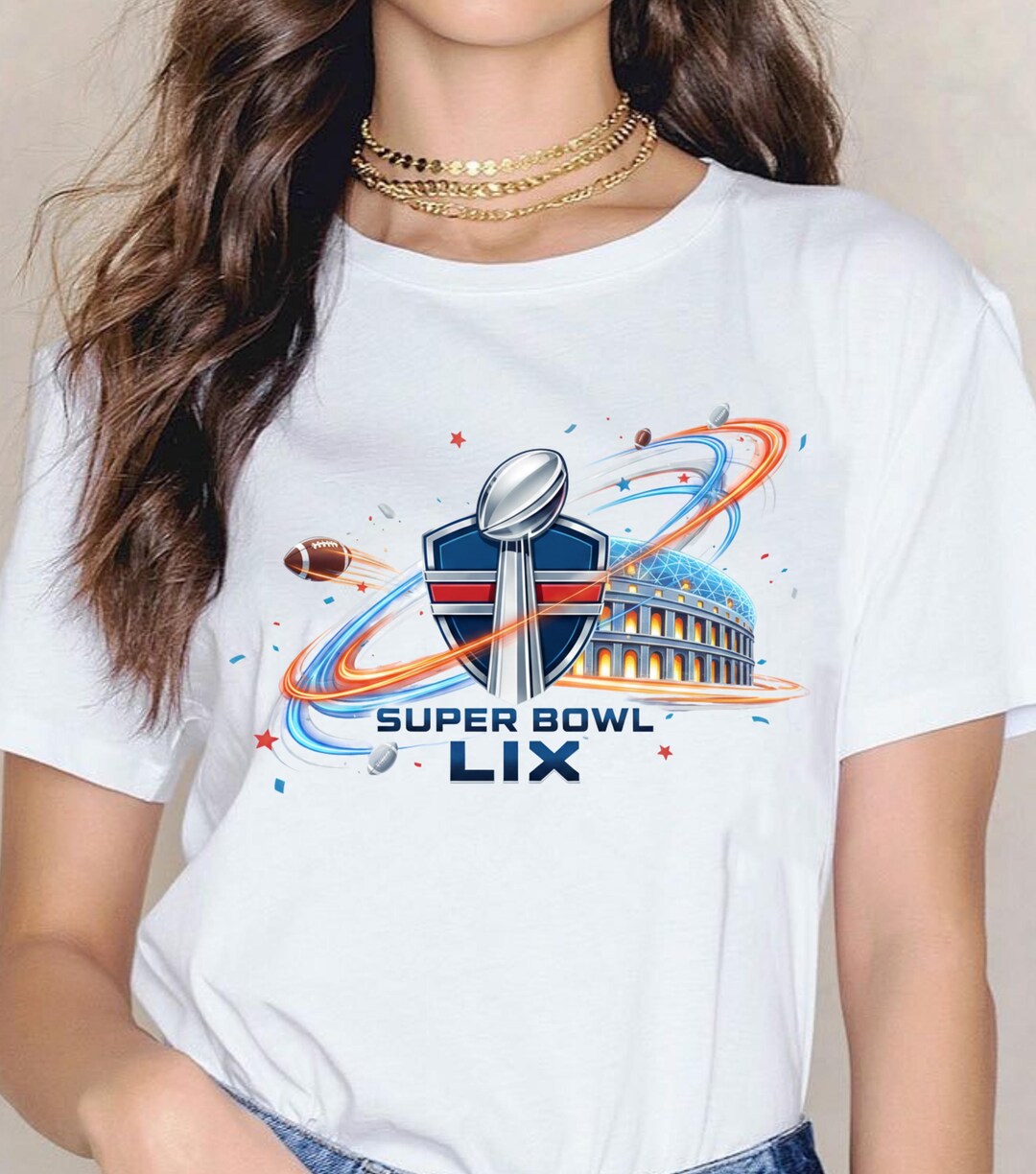 Super Bowl LIX 2025 Digital PNG - Championship Football Graphic - Game ...