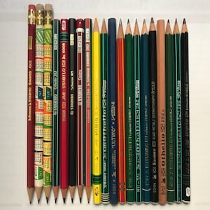 20 Vintage SCHWAN Pencils: Othello, Swano, Stabilo, Ultimo - Made in Germany - Unused - New Old Stock - Very Collectible!